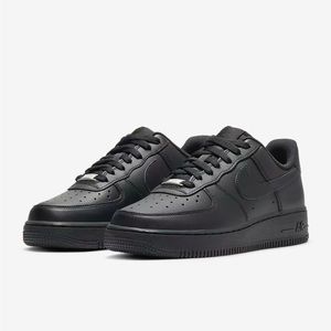 Black Nike Air Force 1s